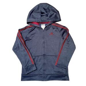 Adidas Full Zip Hooded Track Jacket Size 7X